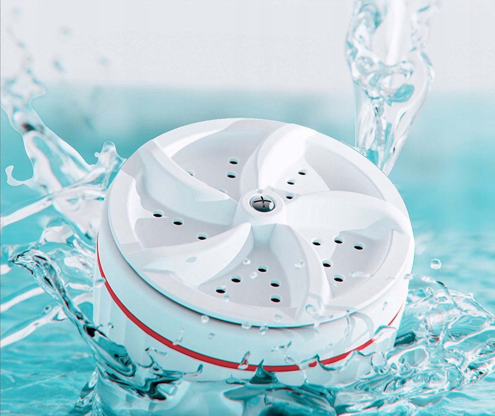 Przenośna mini pralka turystyczna podrózna na usb wirówka na kemping - obrazek 11