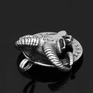 Naszyjnik wikingów nordycki nordic baran runa 456 - miniatura 2