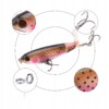 Wobler przynęta wędkarska szczupak sum popper flopper whopper xl 10cm 17g - miniatura 2