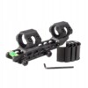 Montaż do lunety 25.4mm/30mm jednoczęściowy picatinny 20mm poziomica black - miniatura 1