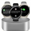 Smartwatch x10 pro metalowy menu pl rozmowy nfc 1.55" hd męski android ios - miniatura 4