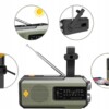Radio awaryjne z korbką latarką dynamo usb solarne alarm sos turystyczne - miniatura 7