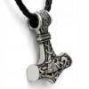 Naszyjnik męski młot thora mjolnir srebrny 125 - miniatura 2