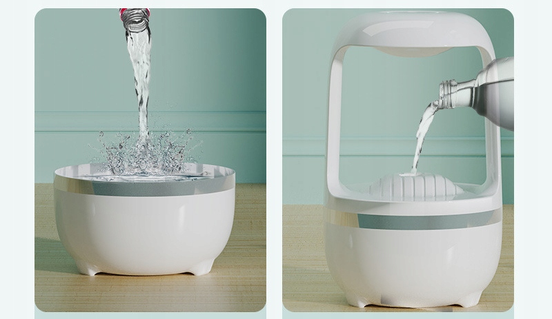 Nawilżacz powietrza ultradźwiękowy jonizator aromaterapia dyfuzor led - zdjęcie 5