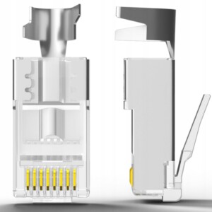 Wtyk ekranowany stp rj45 kat.6a kat7 osłonka 10szt