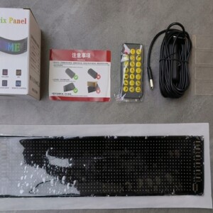 Programowalny wyświetlacz led pixel art full color usb bluetooth aplikacja - miniatura 4