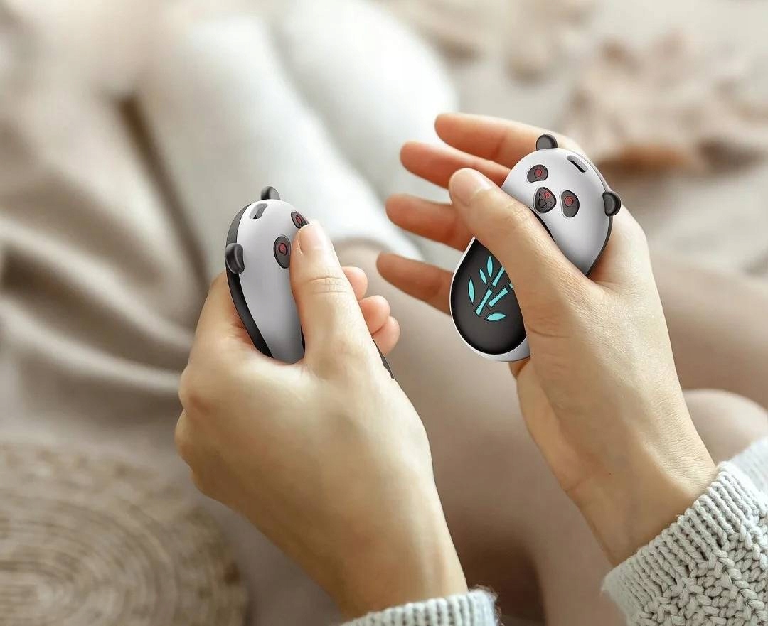 Elektryczne ogrzewacze do rąk x2 3000mah do 20 godzin ciepła usb powerbank - zdjęcie 5