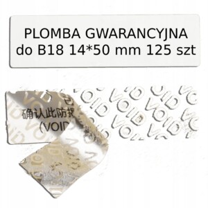 Niimbot do b18 n1 14*50mm 125szt plomba gwarancyjna