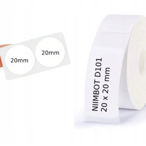 Niimbot etykiety naklejki okrągłe 20*20mm 290szt - miniatura 1
