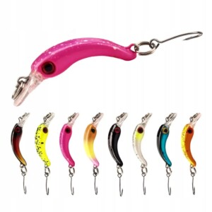 Zestaw 8x wobler przynęta minnow wędkarska szczupak sandacz okoń 1.5g 4cm