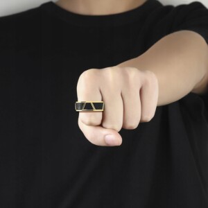 Obrączka pierścień z wolframu wolfring eu22 us10 - miniatura 10