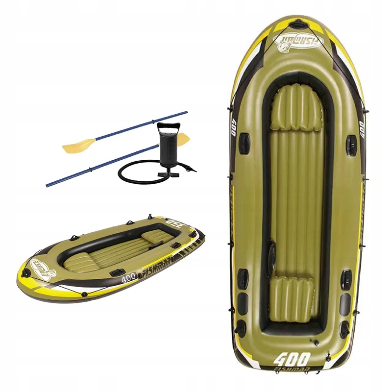 Ponton wędkarski 5-os fishman400 łódź wiosła 280cm - zdjęcie 1