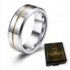 Obrączka pierścień z wolframu wolfring eu19 us09 - miniatura 1
