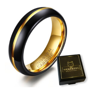 Obrączka pierścień z wolframu wolfring eu25 us11 - miniatura 1