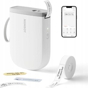 Niimbot d11h bezprzewodowa drukarka termiczna etykiety naklejki 300dpi blue - miniatura 13