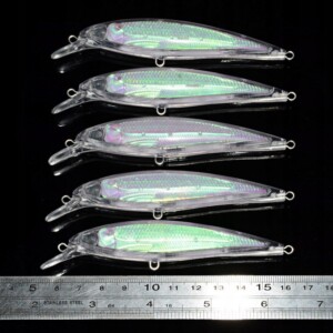 Korpus wobler szczupak sandacz okoń zrób to sam malowania 11cm 11.6g 10szt - miniatura 7