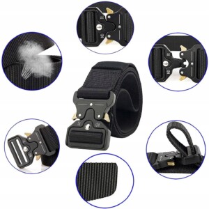 Pas pasek taktyczny wojskowy militarny survivalowy nylonowy mocny 125 cm - miniatura 6