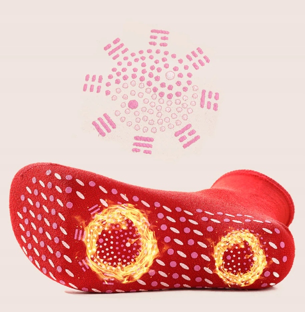 Grzejące skarpety magnetyczne jesienno-zimowe anty - obrazek 3