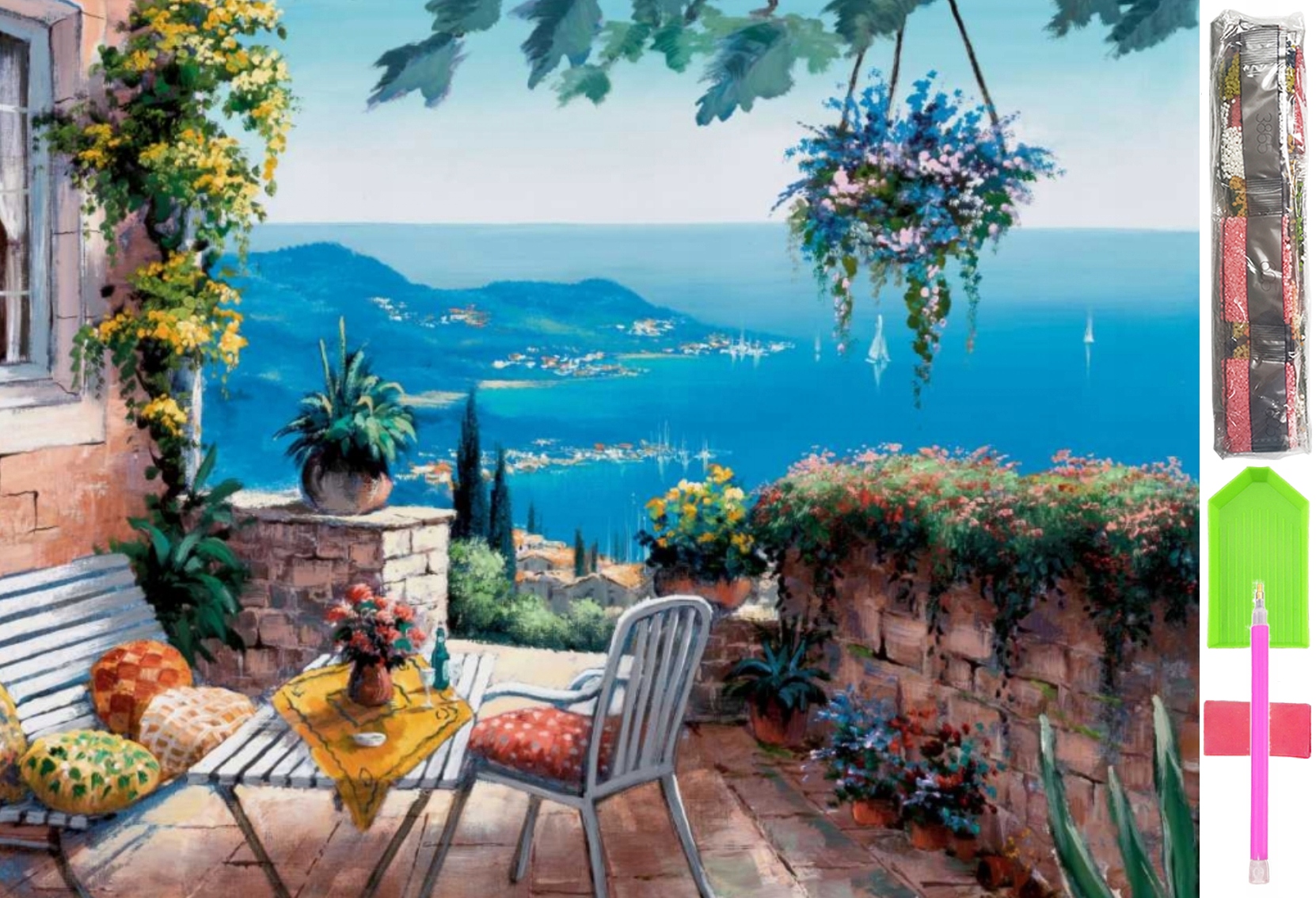 Haft diamentowy duży 5d zestaw obraz mozaika d46 - obrazek 11