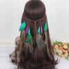 Pióropusz opaska do włosów paw piórka a4 - miniatura 2