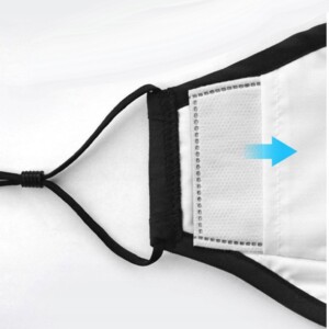 Dla dzieci maska panda niebieska + 3x filtr pm 2.5 - miniatura 14