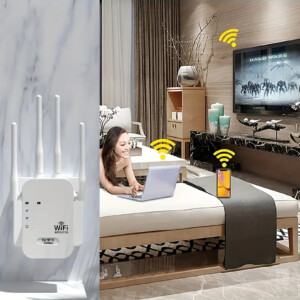 Repeater wzmacniacz sygnału wifi 300mb/s aż 4 anteny router acces point - miniatura 10