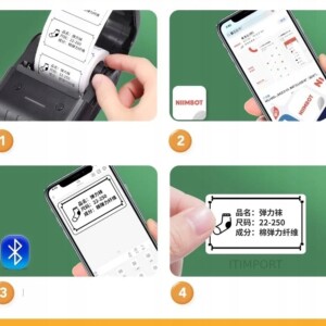 Niimbot b203 drukarka termiczna naklejki bluetooth - miniatura 8