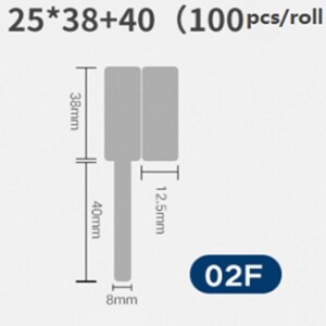 Niimbot b21/b3s etykiety do kabli 25*38mm 100szt - miniatura 10