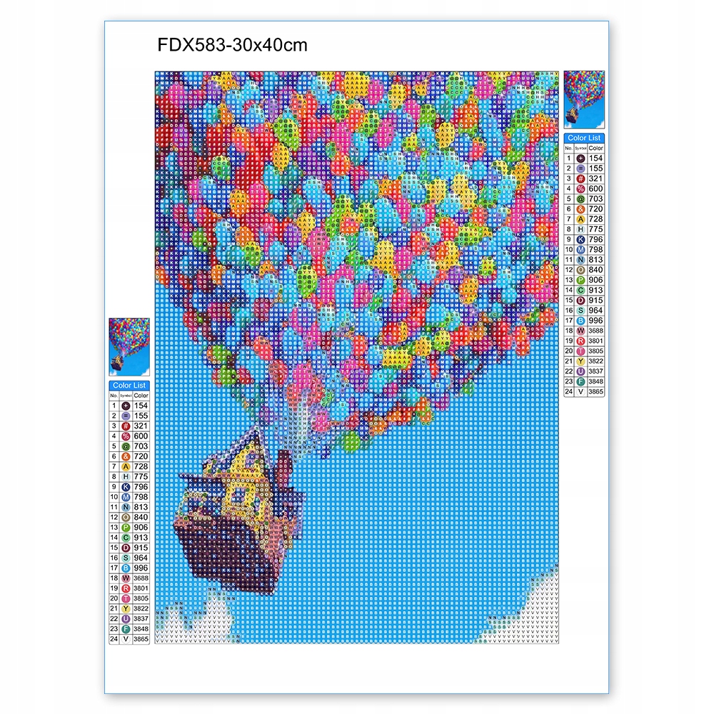 Haft diamentowy 5d zestaw obraz mozaika 40*60cm - zdjęcie 7