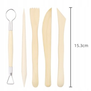 Zestaw narzędzi rzeźbiarskich glina gips 37szt xxl - miniatura 3