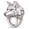 Pierścień nordycki wikinga wilk freki geri 153 - miniatura 2