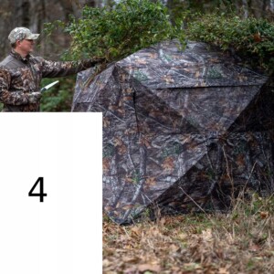 Rhino blind 150 namiot kamuflaż myśliwski 3os usa - miniatura 9