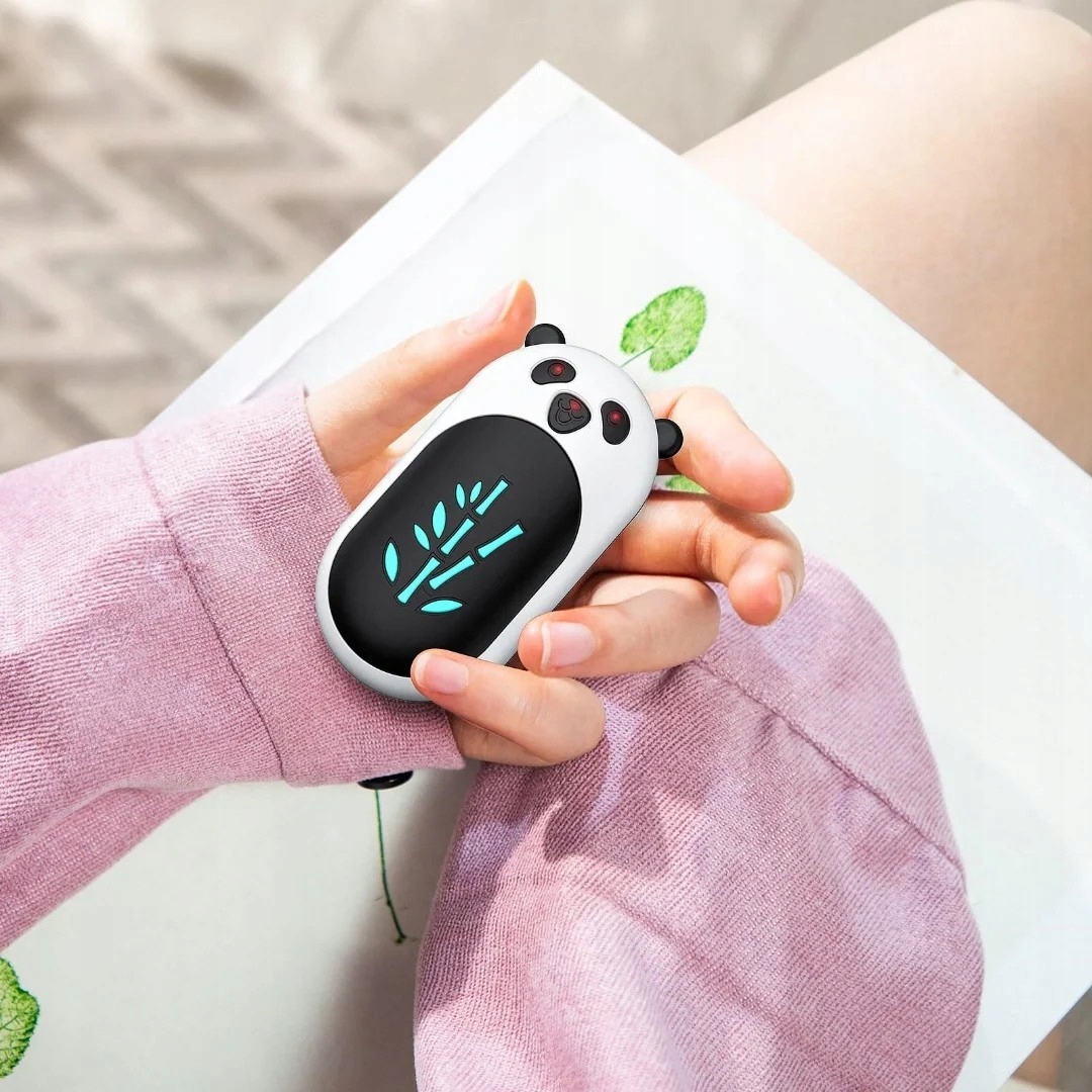 Elektryczne ogrzewacze do rąk x2 3000mah do 20 godzin ciepła usb powerbank - zdjęcie 4