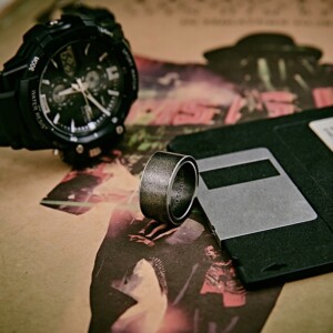 Pierścień stalowy srebrny wikingów 316l amulet 145 - miniatura 7