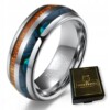 Pierścień obrączka z wolframu wolfring eu19 us09 - miniatura 1