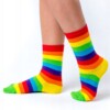 Skarpetki skarpety tęczowe lgbt tęcza unisex - miniatura 3