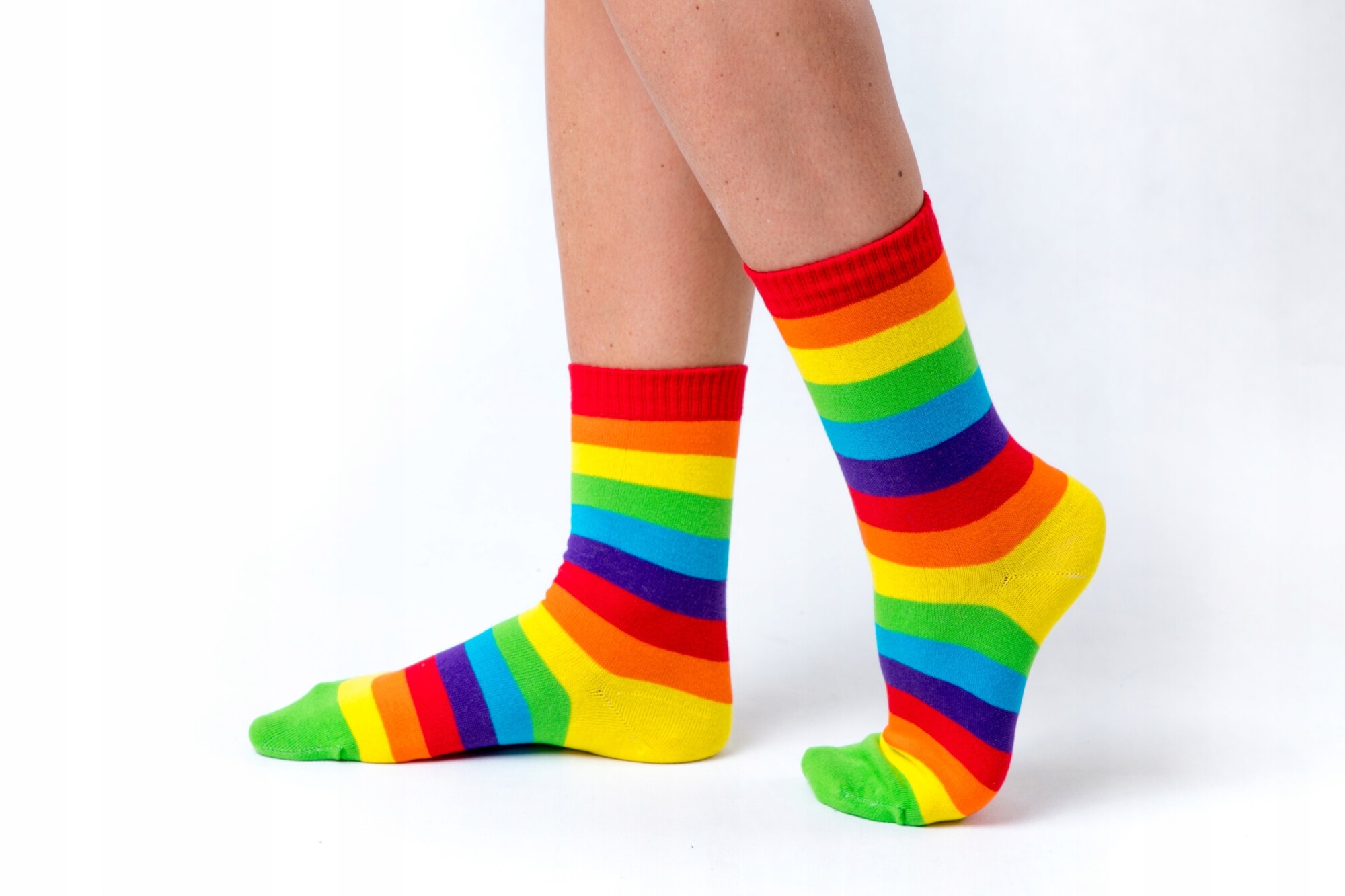 Skarpetki skarpety tęczowe lgbt tęcza unisex - zdjęcie 3