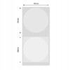 Niimbot etykiety naklejki 31mm okrągłe transparent 210szt do b21/b3s/b1 - miniatura 2