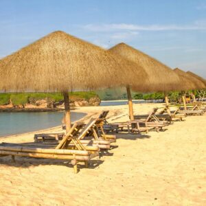 Strzecha SŁOMA SZTUCZNA DACH Dekoracyjna 200x100cm TIKI HUTS Hawajska BAR - miniatura 8