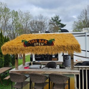 Strzecha SŁOMA SZTUCZNA DACH Dekoracyjna 300x100cm TIKI HUTS Hawajska BAR - miniatura 16