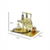 Mini MODEL SILNIKA Stirlinga EDUKACYJNY +GENERATOR PRĄDU USB Eksperyment - miniatura 5