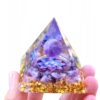 Piramida ORGONIT +LED Lampka PODSTAWA 5cm KRYSZTAŁ KAMIENIE AMULET 5cm HX04 - miniatura 13