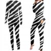 PIŻAMA DAMSKA Rozpinana z Klapką ZEBRA 201 r.M - miniatura 5