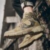 Buty TREKKINGOWE TAKTYCZNE WOJSKOWE MILITARNE Wodoodporne TRAPERY Moro R43 - miniatura 14