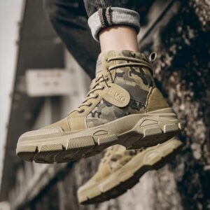 Buty TREKKINGOWE TAKTYCZNE WOJSKOWE MILITARNE Wodoodporne TRAPERY Moro R43 - miniatura 14