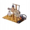 Mini MODEL SILNIKA Stirlinga EDUKACYJNY +GENERATOR PRĄDU USB Eksperyment - miniatura 3