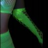 Bodystocking ŚWIECĄCE W CIEMNOŚCI Siateczka KOMPLET BIELIZNY Seksowny - miniatura 12