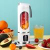Blender BEZPRZEWODOWY Shake SOKI 450ml WYŚWIETLACZ LED KIELICHOWY RĄCZKA - miniatura 8