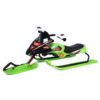 Metalowe Nartosanki Skibob Sanki z Kierownicą Amortyzator Hamulec - miniatura 1