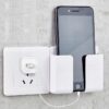 UCHWYT STOJAK ŚCIENNY NA TELEFON Kabel WIESZAKI RÓŻOWY - miniatura 7